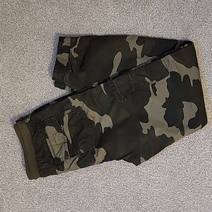 Boy's Urban Pipeline Green Camo Jogger Pants Size XL 18-20